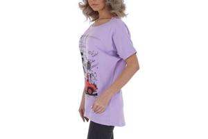 Glo-story t-shirt one size t-shirt merci lila paars