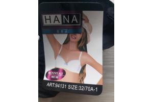 Hana - 94131 - Push-up - BH - zwart - 70A