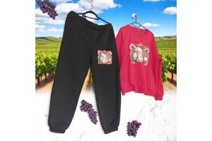 2 delig huispak rood zwart 2XL