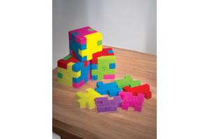 3x gum kubus puzzel 3x3cm