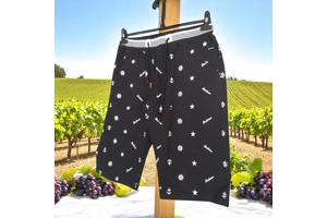 Korte broek zwart boot tekens W30-F40