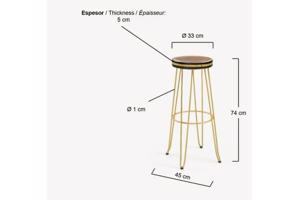 Faye Kruk goud Nieuw