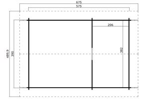 Blokhut Chalet Caroline 2.3 40mm