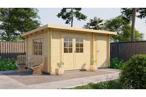 Blokhut - Tuinhuis Santander | 34 mm | vuren onbehandeld