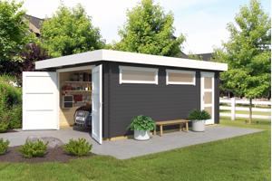 NIEUW Modern houten garage Canberra