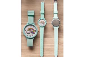 Horloge voor Kinderen - Regenboog - Kast 34 mm - Groen