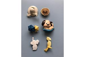 Broche kunststof papegaai , olifant , broches vogel dier