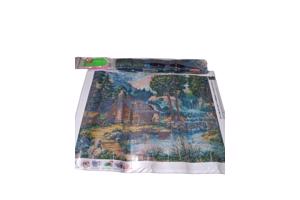 nr 45 Diamond Painting boshuisje 50x40cm (vierkant)