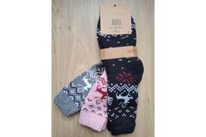 3 Paar Dikke Alpaka Wollen Sokken Maat 35-38