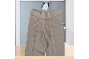 JCL stoffen broek hoge taille taupe one size XS-L