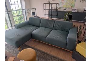 Groene Bank met Chaisse Longue