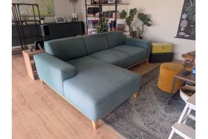Groene Bank met Chaisse Longue
