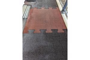 Kunststof matten ca 4 cm dik