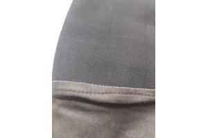Elastische broek bruin met hoge taille band L