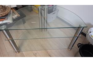 Glazen audio tafel