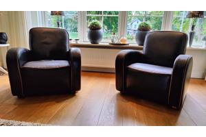 2 Leren Fautuils