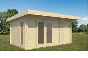 Het Tuinhuis Chameleon 44 van het merk Lasita Maja heeft 80c