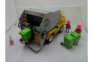 Playmobil vuilniswagen, compleet , zonder doos  nr. 7516