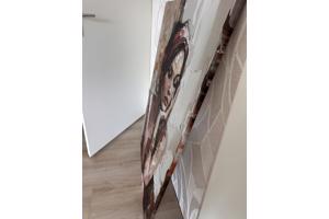 Schilderij vrouw 90x120 cm