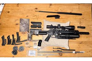 FX Impact M3 .22 en .30 volledig uitgeruste set.