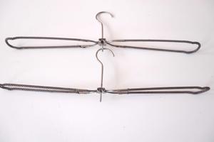 Kledinghangers Opvouwbaar 2 stuks  Kleur(en): zilverkleurig