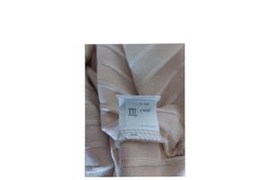 Stretchy beige jurk met split XXL