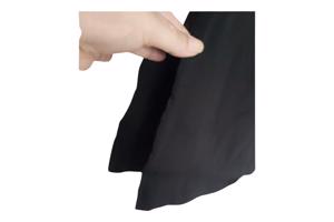 Stretchy ribgebreide jurk zwart S/M