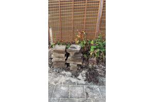 Bak stenen tegels over