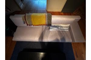 Bank (deel van een hoebank) breedte 276cm diepte 105cm