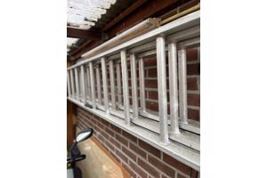 Aluminium ladder in drie delen