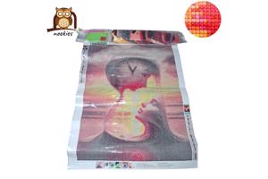 nr 36 Diamond Painting zandloper kunst 50x40cm (vierkant)