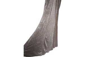 Avond winter jurk grijs met strass L