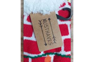 Muts met Pompon - Thema Kerst - Beanie - Acryl - Merry Chris