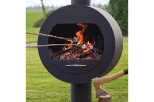 tuinhaard RedFire Kamina  terrashaard van staal