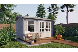 Blokhut - Tuinhuis Chloe | 40 mm | vuren onbehandeld