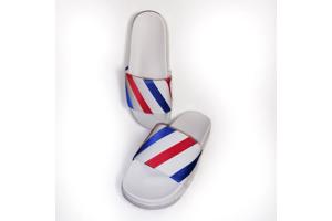 Slippers rood wit blauw 36