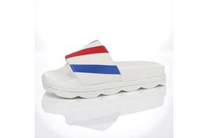 Slippers rood wit blauw 36