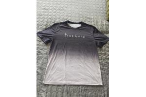 Heren t-Shirt Free Lord grijs M