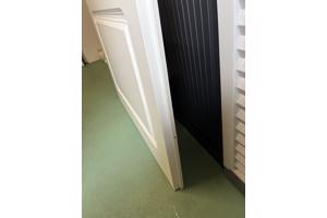 Binnendeur met glas in Ral 9010