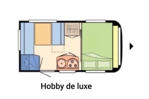 HOBBY DE LUXE 400SF. VOORTENT, LUIFEL, MOVER
