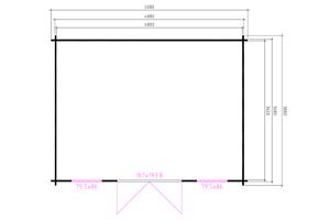 NIEUW tuinhuis Blokhut 5139