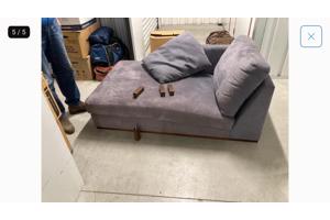 Mooie grijze sofa