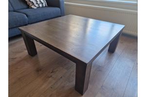 Massief houten salontafel