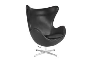 Stoel Egg chair design Jacobsen imitatie leer