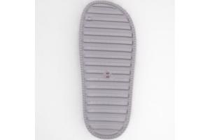 Slippers effen grijs 43
