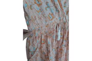 Ibiza style lange zomerjurk L