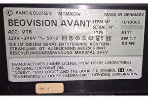 Bang & Olufsen Beovision Avant met videorecorder