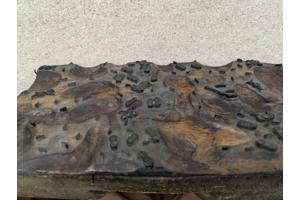 Vintage houten blokprintstempel