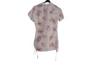 Metrofive bloemen tuniek shirt lichtroze S