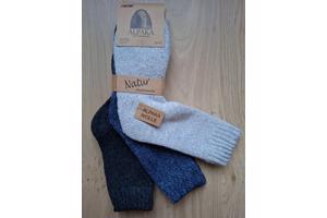 3 Paar Dikke Alpaka Wollen Sokken Maat 39-42